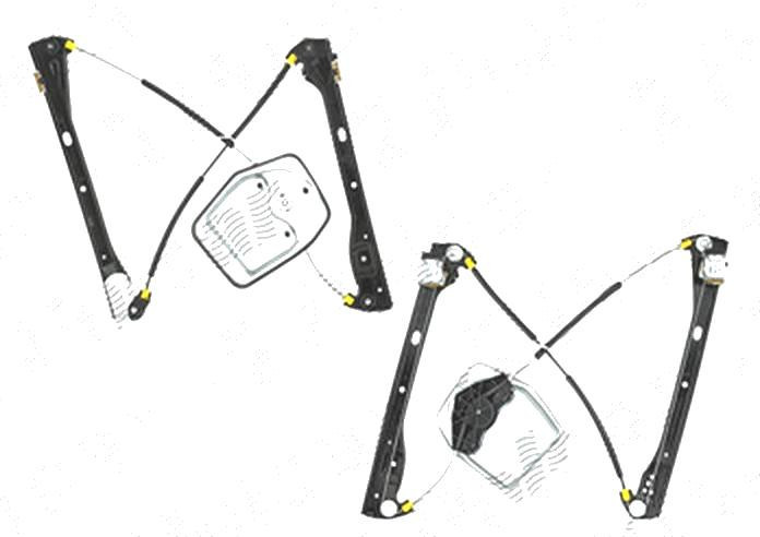 Macara geam Volkswagen Golf 5 Plus (5m), 01.2005-01.2009, usa fata, Stanga, fara motoras