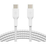 Cablu Date si Incarcare USB-C - USB-C Belkin BoostCharge Pro, 60W, 2m, Alb CAB004bt2MWH