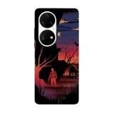 Husa compatibila cu Huawei Nova Y70 model Nightmare on the Street, Silicon, TPU, Viceversa, Transparent, Carcasa