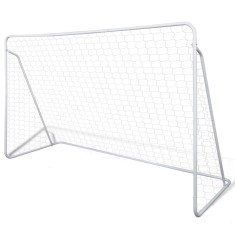 Gossi set poarta de fotbal, 240x90x150 cm, plasa si otel calitativ