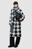 Cumpara ieftin AllSaints palton din lana culoarea negru, de tranzitie, oversize