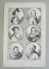 Richard Collin &quot;Portraits of Famous Artists. Old Master III&quot; gravura cca 1683, Portrete, Cerneala, Altul
