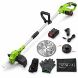 Cumpara ieftin Trimmer motocoasa electrica cu 2 acumulatori 48V, accesorii incluse, Campion Professional CMP1826