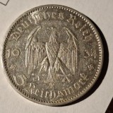 Germania Nazista 5 reichsmark 1934 A argint RaR