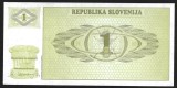 SLOVENIA 1 TOLAR 1990 UNC [1] P- 1a , necirculata