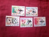 Serie Haute Volta 1976 Sport - Olimpiada Montreal ,5 val. stampilate