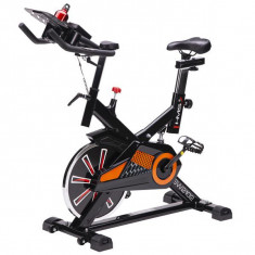 Bicicleta indoor cycling HMS SW2102 Negru/Portocaliu foto