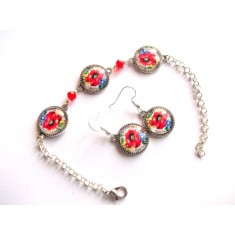 set sticla cu maci 42727