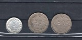 TURCIA 1983/85/86 - 5 SI 50 LIRE. LOT 3 MONEDE, VF, Asia