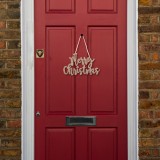 Decor de Craciun - &quot;Merry Christmas&quot; - 20 x 12 cm - auriu Best CarHome, Oem