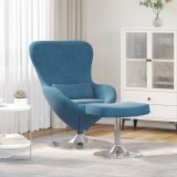 vidaXL Fotolii, fotolii reclinabile &amp; fotolii de dormit 2 pcs albastru