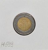 H599 Mexic 1 peso 2014, America Centrala si de Sud