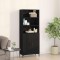 vidaXL Bufet Pe perete 2 pcs Stejar negru Lemn compozit 3333094
