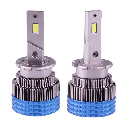 Set 2 LED-uri Auto Techstar&amp;reg; D2S, 35w, 5000 Lumeni, 6500K, AUTO, 12-24 Volti, CSP, Canbus, Radiator Aluminiu foto