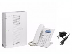Centrala telefonica Hybrid IP KX-HTS32CE (4/16), Telefon SIP KX-HDV130 Panasonic Panasonic si Alimentator KX-A423 foto
