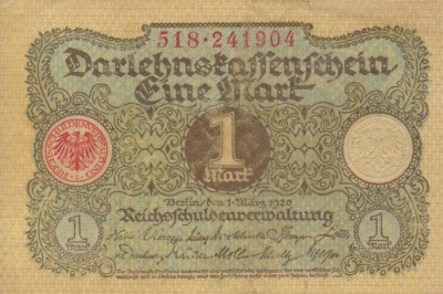 GERMANIA 1 marca 1920 XF!!! foto