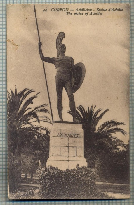 AD 644 C. P. VECHE -CORFOU -ACHILLEION - GRECIA-CATRE HRISTOF PANAITESCU-GALATI