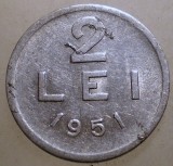 1.076 ROMANIA RPR 2 LEI 1951