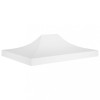 Acoperiș pentru cort de petrecere, alb, 4,5 x 3 m, 270 g/m&sup2;