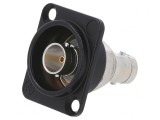 Conector de Trecere BNC BJ, Gr.D-House, Negru, Neutrik