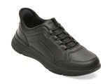 Pantofi sport GEOX negri, U659KA, din piele ecologica