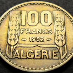 Moneda exotica 100 FRANCI - ALGERIA, anul 1952 * cod 2008 A - COLONIE FRANCEZA!