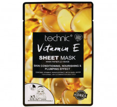 Masca cu Vitamina E Technic Vitamin E Sheet Mask, 18 g foto