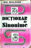 Dictionar de Sinonime - Gh. Bulgar (Editura Palmyra)