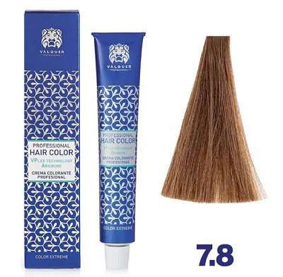 Blond maroniu rece 7.8 cu plex si arginina Valquer 60g