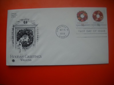 HOPCT PLIC S FDC NR 656 CRACIUN 1998 SUA -NECIRCULAT foto