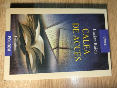 Lucian Raicu - Calea de acces (Editura Polirom, 2004) foto