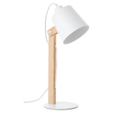 Cumpara ieftin Veioza PWL-1140, E27, alb, 14x20x40 cm