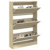 Pantofar, stejar sonoma, 80x21x125,5 cm, lemn compozit