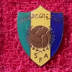 Insigna (veche si rara) fotbal - Federatia de Fotbal din SUDAN