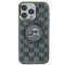 Husa pentru iPhone 15 Plus - Karl Lagerfeld IML MagSafe (KLHMP15MHMCKMHK) - Monogram Karl&amp;Choupette Head