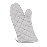 Manusa pentru gratar, textil,gri,33 cm