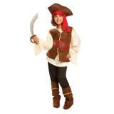 Costum pirat Marco pentru copii 100-104 cm 3-4 ani, Kidmania