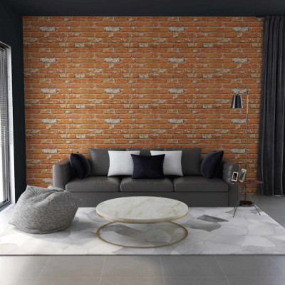 vidaXL Panouri de perete 3D, model cărămidă, maro deschis, 10 buc. EPS foto