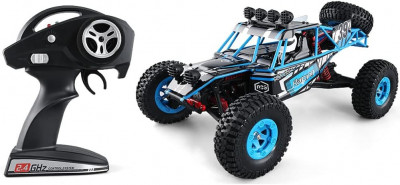 4GHZ Desert Off-Road RC Monster Trucks scară 1/12 albastru 4WD mare viteză 40 km foto