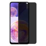 Folie privacy compatibila cu samsung galaxy a23, full glue, 9h, 6x stronger, anti-spy htpmag technology, black