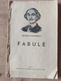 Fabule- Grigore Alexandrescu 1952