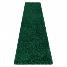 Covor, Traversa SOFFI shaggy 5cm verde - pentru bucătărie, hol și coridor, 60x200 cm