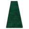 Covor, Traversa SOFFI shaggy 5cm verde - pentru bucătărie, hol și coridor, 80x250 cm