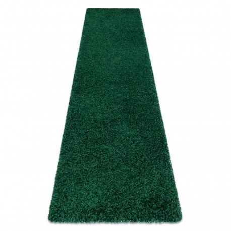 Covor, Traversa SOFFI shaggy 5cm verde - pentru bucătărie, hol și coridor, 80x200 cm