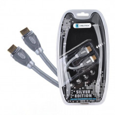 Cablu Cabletech HDMI Male - HDMI Male 1.8m silver edition foto