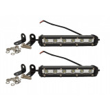 Set 2 Proiectoare auto 6LED SMD 36W, 12V, 6000K, Universal