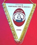 Fanion fotbal PORTOGRUARO-SUMMAGA CALCIO 1990 (Italia) - folie de protectie si dimensiuni mari 33X22 cm
