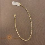 Bratara Atlas , unisex, placata aur 14K, 17, 21 cm reglabila