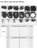 Set coliere zeger interior 300 buc