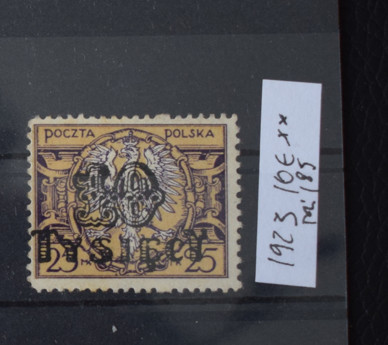 TS23 - Timbre serie Polonia - 1923 Mi185 ** nestampilat